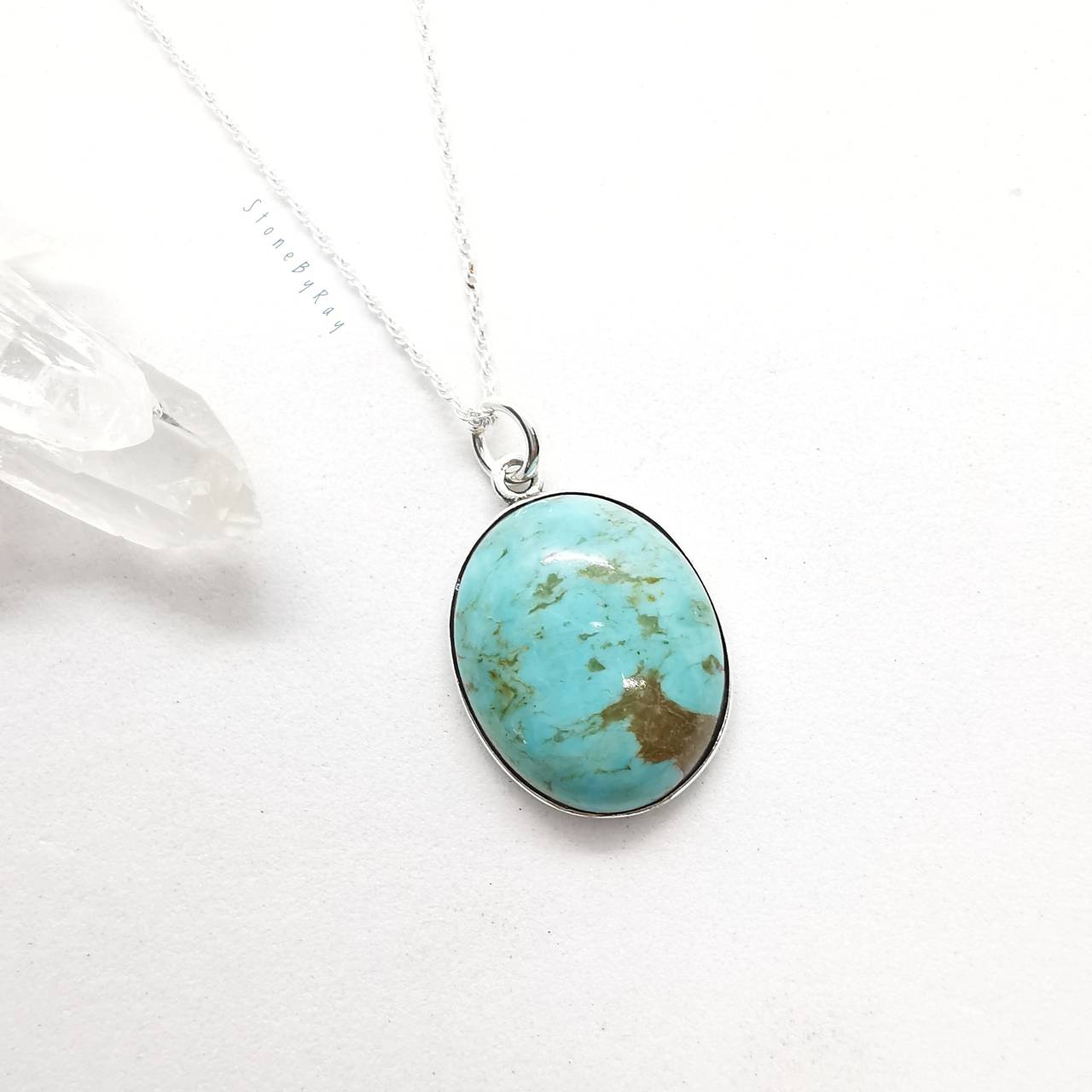 สร้อยคอเงินจี้หินเทอร์ควอยส์ Turquoise