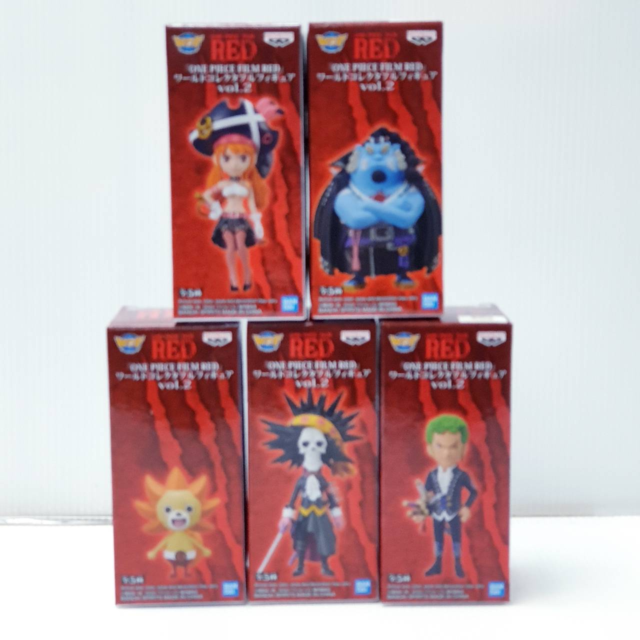 4983164189636 (set5) one piece film red WCF Vol.2 ได้ครบ 5 แบบ