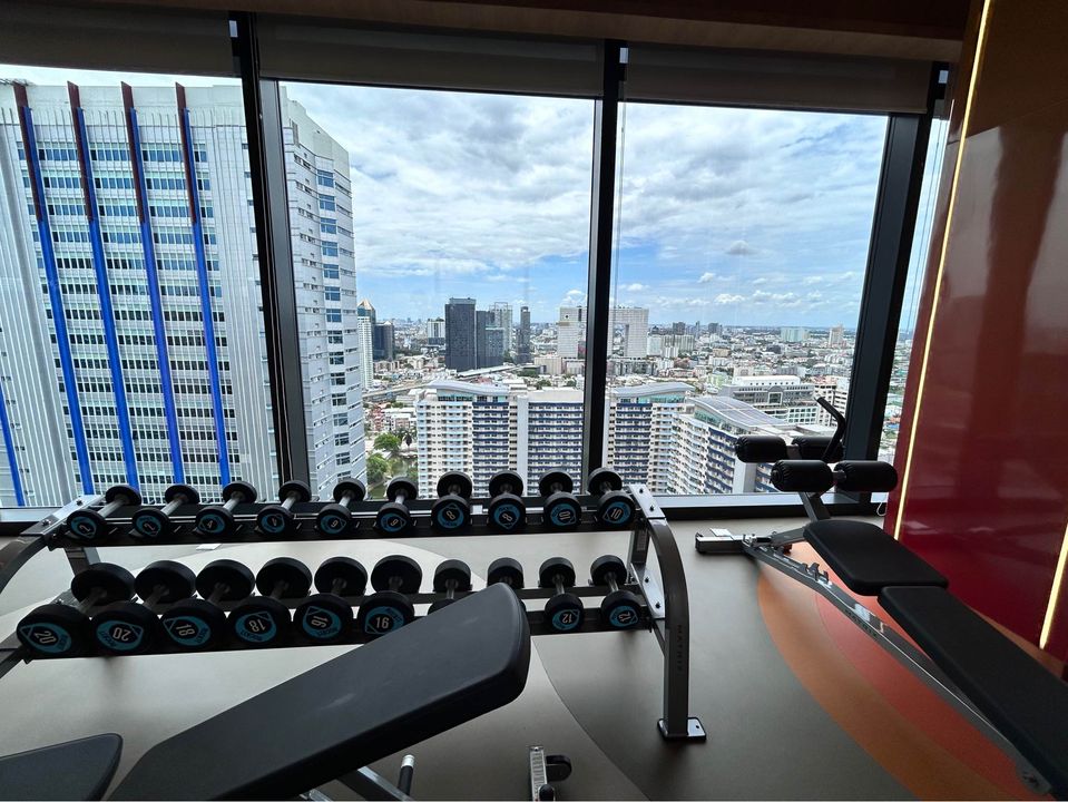 ปล่อยเช่าคอนโด The Line Vibe (เดอะ ไลน์ ไวบ์) - 1ห้องนอน 1ห้องน้ำ 1ห้องนั่งเล่น - ใกล้ BTS ห้าแยกลาดพร้าว - ขนาดห้อง 37 ตรม. ชั้น 10 ทิศเหนือ วิวสวน