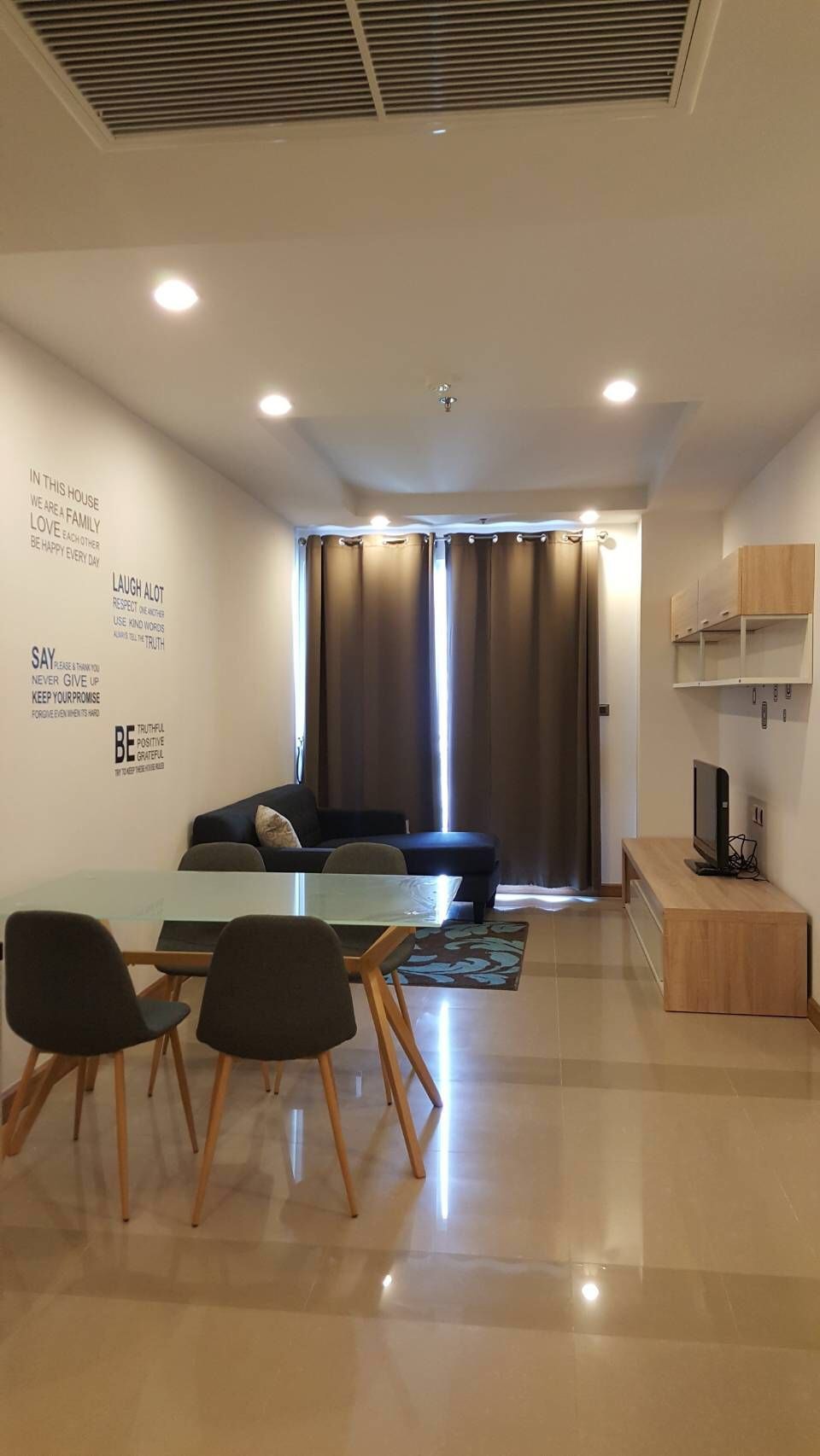 ให้เช่าคอนโด Supalai Wellington 1ห้องนอน โซนศูนย์วัฒนธรรม