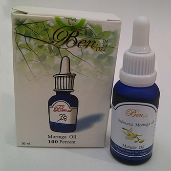 น้ำมันมะรุมสกัดเย็น 100% Ben Oil (30 มล.)
