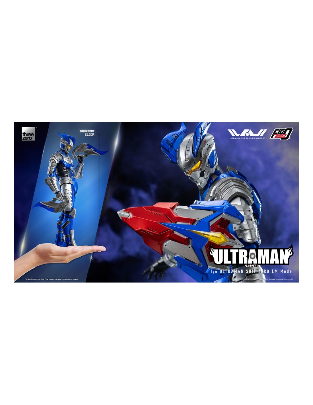 threezero 4895250808560 1/6 Ultraman Suit Zero (LM Mode) - Sideshow