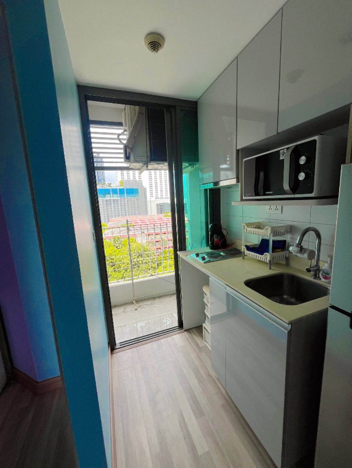 คอนโด IDEO Mobi Phaya Thai (ไอดีโอ โมบิ พญาไท) High Rise โซนพื้นที่ BTS พญาไท ให้เช่าห้องแบบ Studio 1ห้องน้ำ ขนาดห้อง 21 ตรม. ชั้น 9