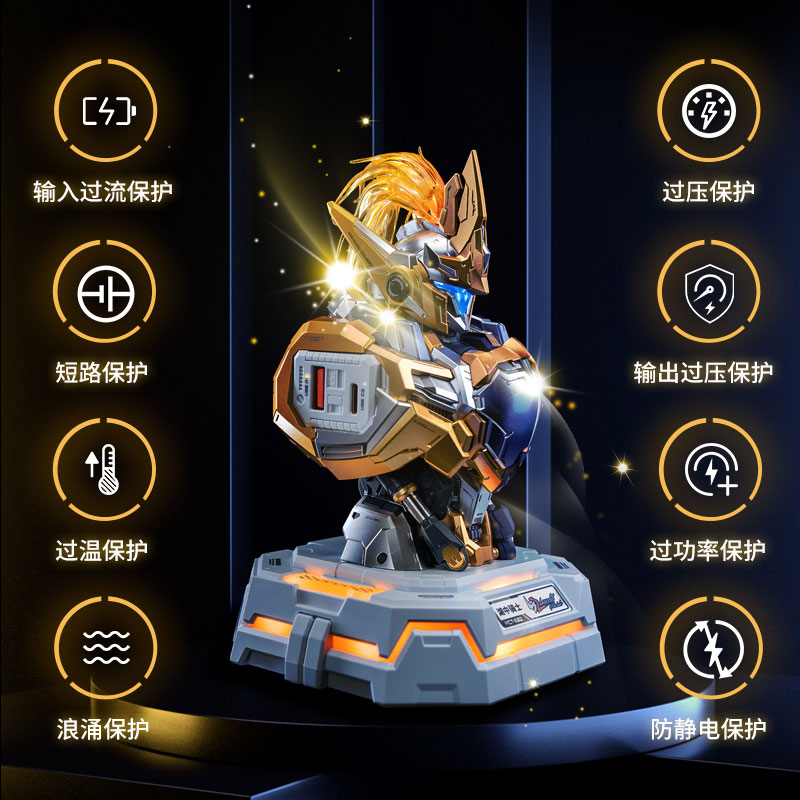 6974281670440 moshow-MCT-E02 Bust lancelot gold