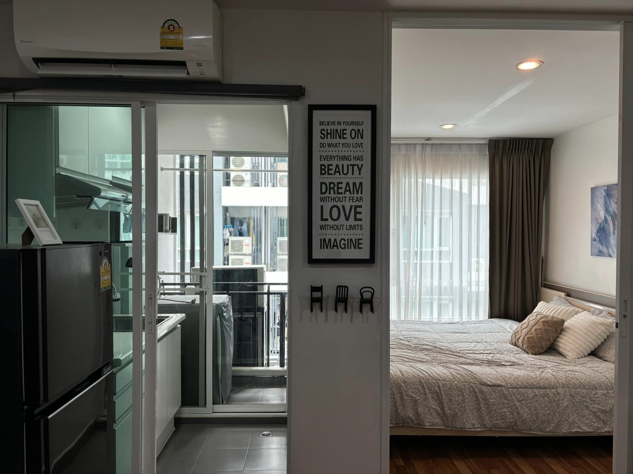 ปล่อยเช่าคอนโด Regent Home Sukhumvit 81 (รีเจ้นท์ โฮม สุขุมวิท 81) - 1ห้องนอน 1ห้องน้ำ 1ห้องนั่งเล่น - ใกล้ BTS อ่อนนุช - ขนาดห้อง 28 ตรม. ชั้น 3 ตึก B