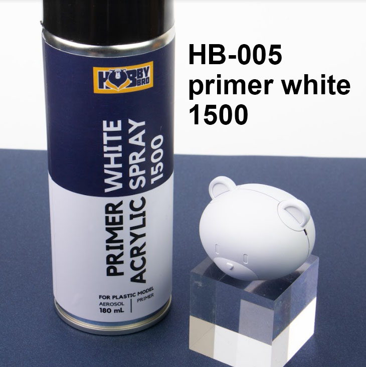 HB-005 primer white acrylic spray 1500 180ml.