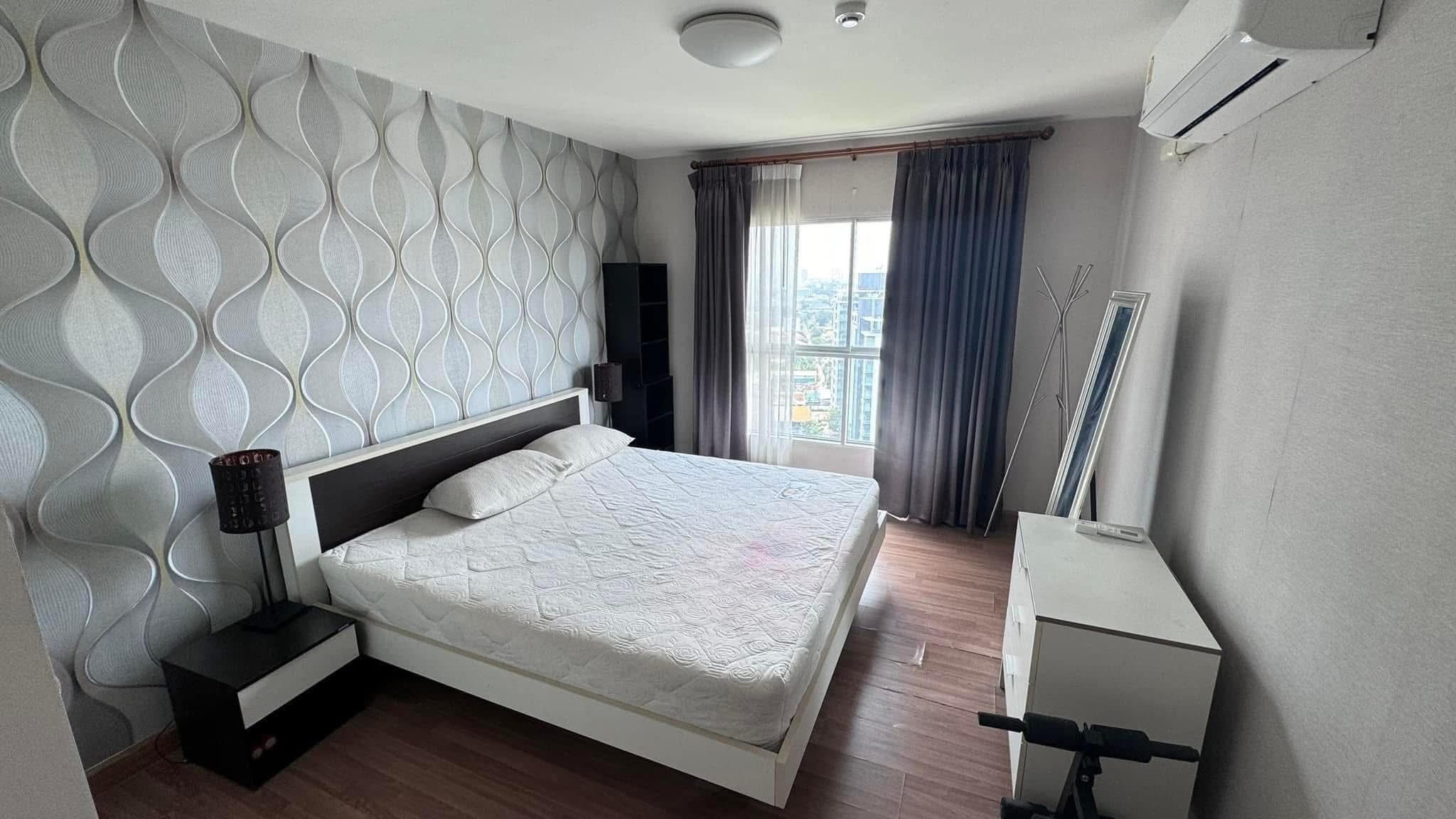 ให้เช่าคอนโด S&S Sukhumvit 101/1 (เอส แอนด์ เอส สุขุมวิท 101/1) High Rise โซนพื้นที่ BTS ปุณณวิถี อุดมสุข ห้องแบบ 1ห้องนอน 1ห้องน้ำ ขนาดห้อง 48 ตรม. ชั้น 18