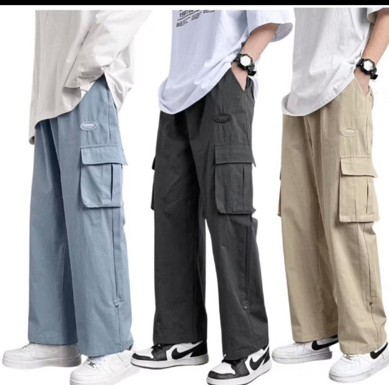 kudapy กางเกงทรงบอย 3 สี เขียว ดำ กากี ใส่เที่ยวใส่เดินป่าสบายๆ
