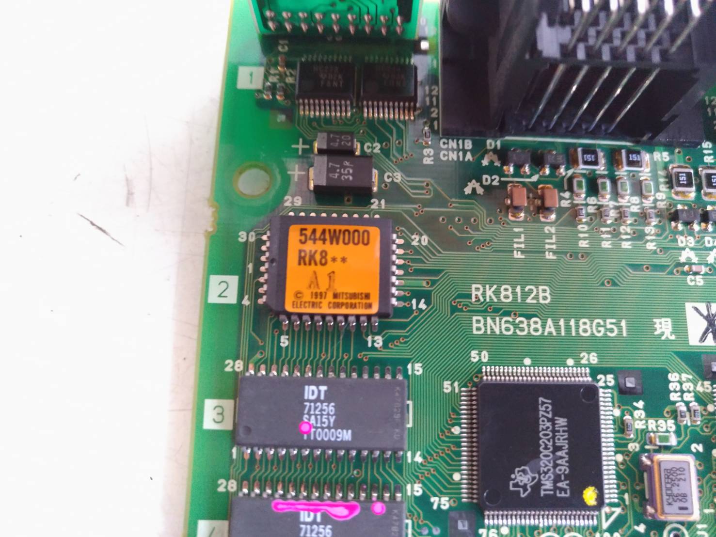 MITSUBISHI RK812B RK812 แผงหน้า SPINDLE