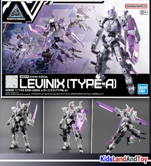 Bandai 4573102691613 30MM 1/144 EXM-X20A LEVINIX （TYPE-A）