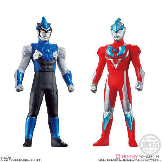 (เหลือ1ชิ้น ทักแชทก่อนโอน) 903403 Sofubi Hero VS Ultraman Battle Set Bull Aqua & Ultraman Ginga