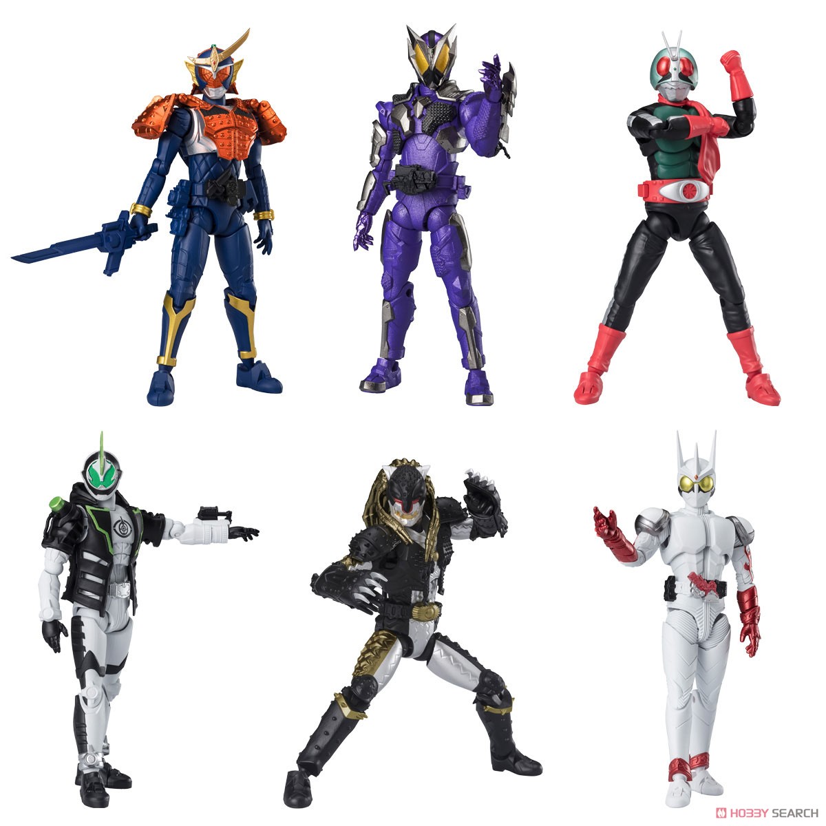 4549660958567 ได้ครบ 7 แบบ SHODO-XX Kamen Rider 5 box of 7
