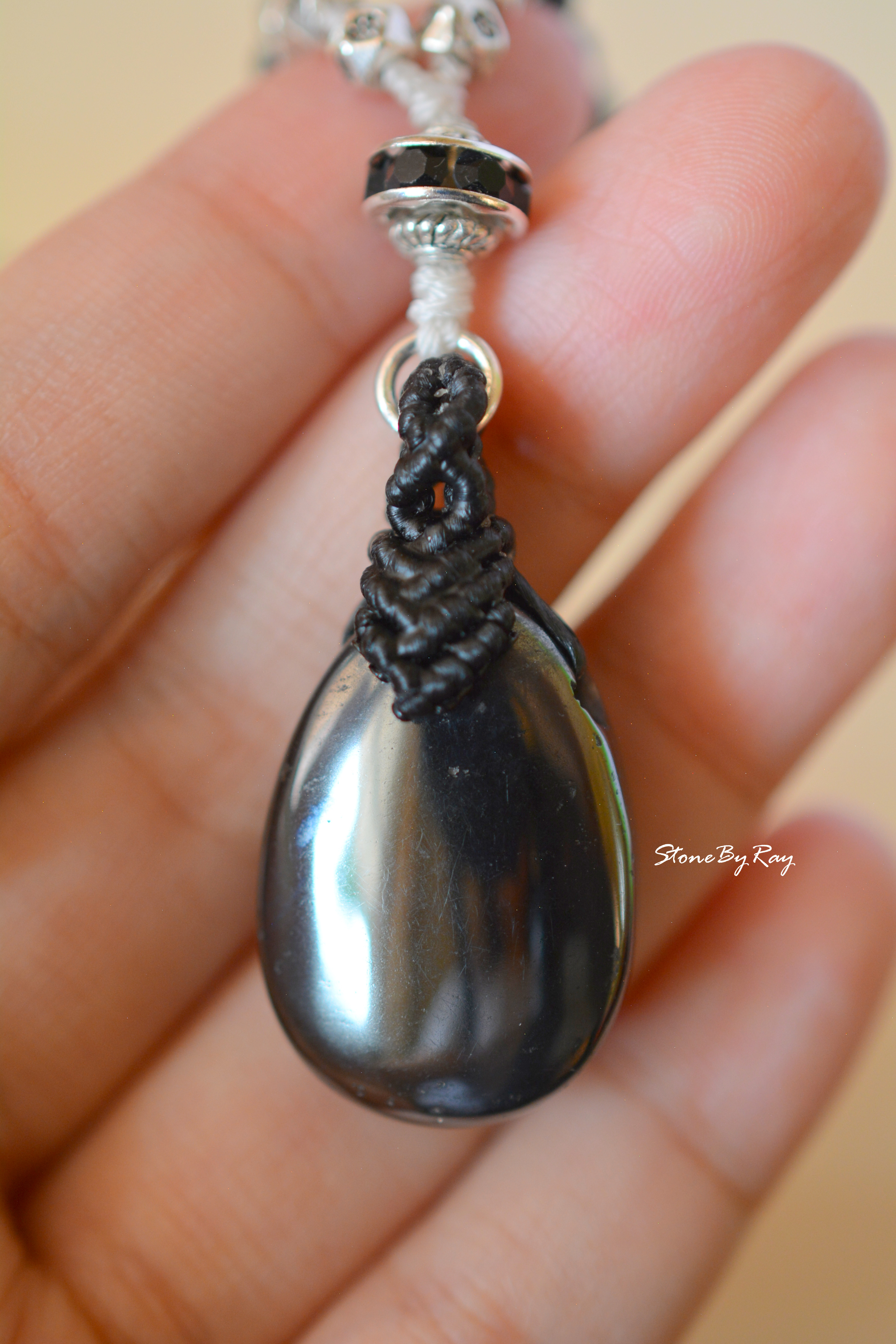 สร้อยคอมงคล108จี้หินเฮมาไทต์(Hematite)