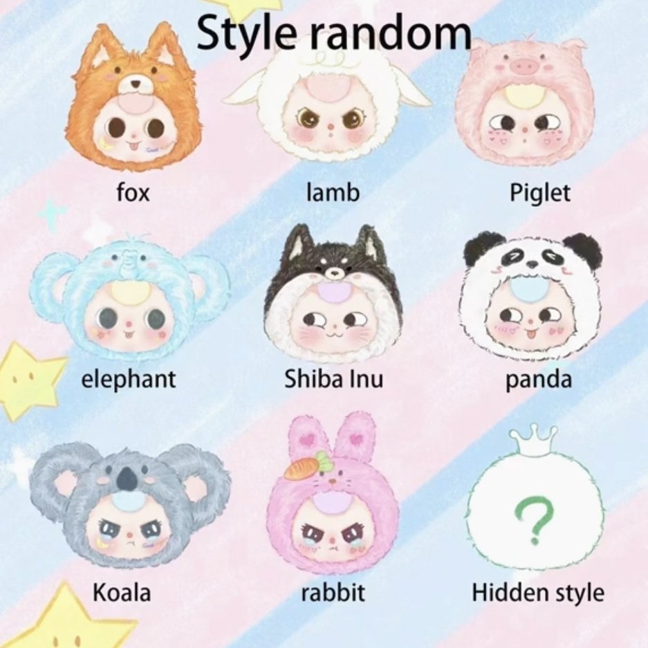 แบบสุ่ม 6976919369900 Blind Box - Upgrade Baby Three V.1 Zipper