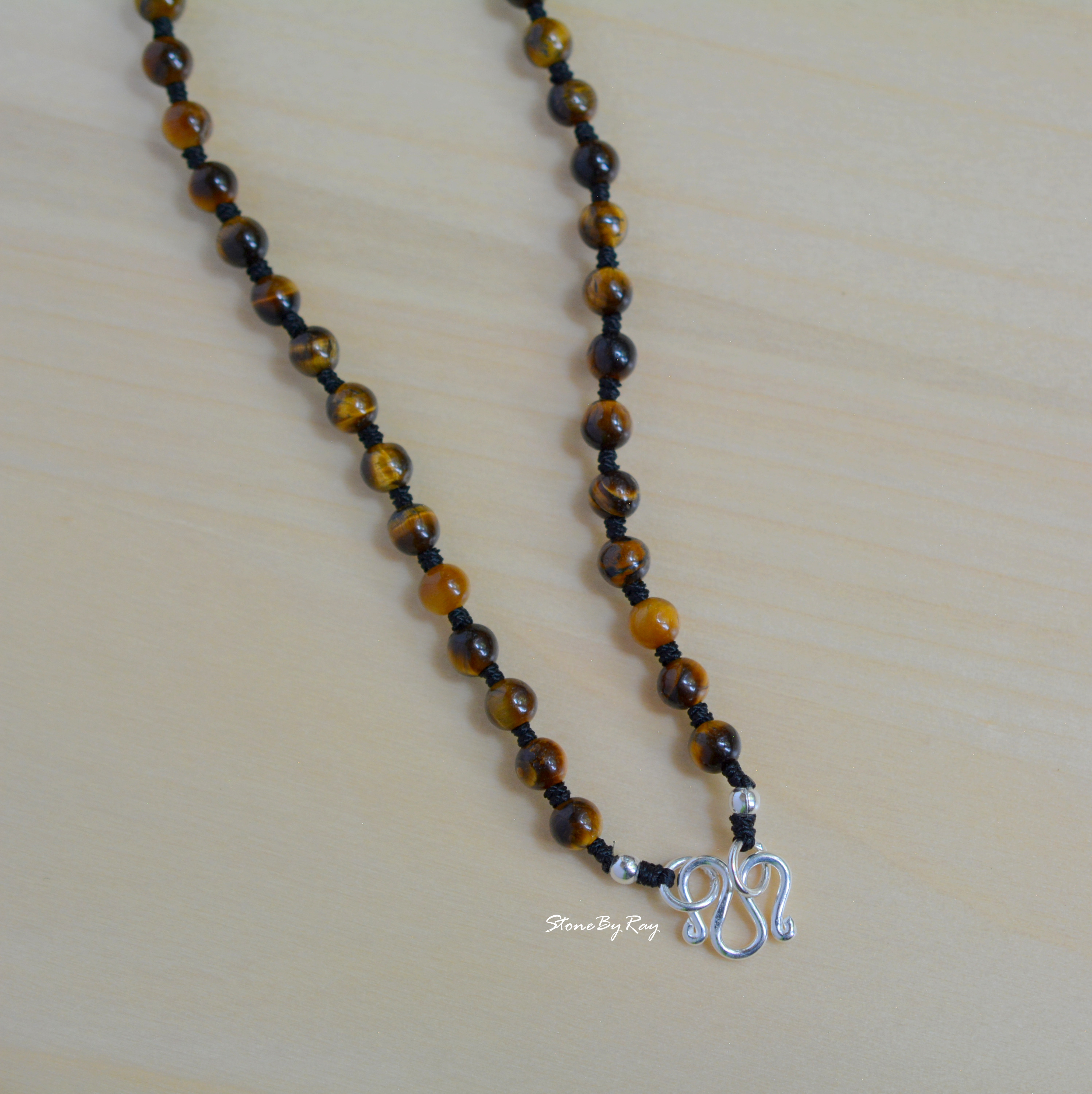 สร้อยประคำ108หินตาเสือ (Tiger's Eye)