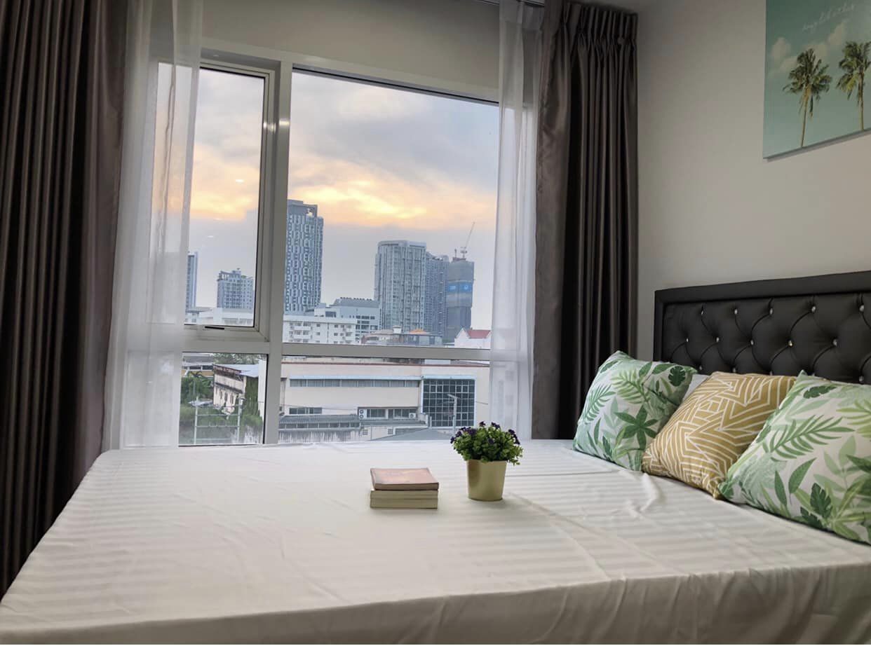 ให้เช่าคอนโด Regent Home Sukhumvit 81 (รีเจ้นท์ โฮม สุขุมวิท 81) - ตกแต่งเฟอร์ครบมีเครื่องซักผ้าวิวโล่งราคาสุดคุ้ม - การเดินทาง: ใกล้รถไฟฟ้า BTS อ่อนนุช