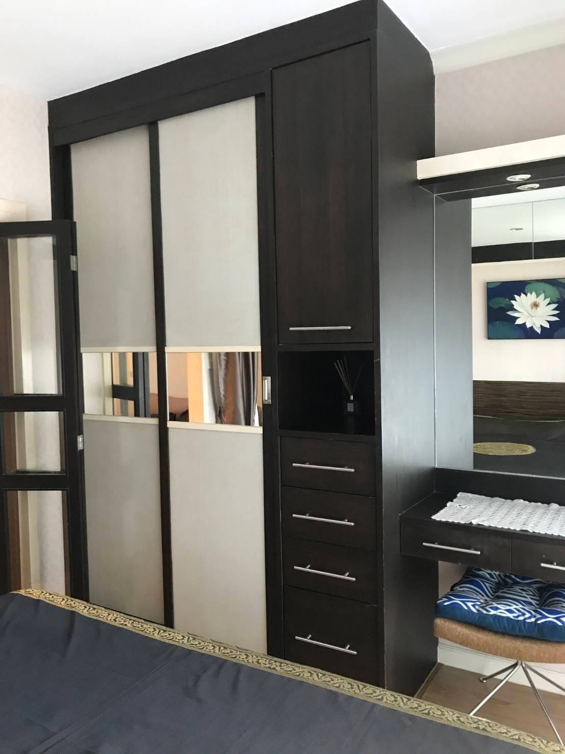 ปล่อยเช่าคอนโด Grand Park View (แกรนด์ พาร์ค วิว) - 1ห้องนอน 1ห้องน้ำ 1ห้องนั่งเล่น - ใกล้ MRTเพชรบุรีและสุขุมวิท/BTSอโศก/มศว.แกรมมี่ - ขนาดห้อง 41 ตรม. ชั้น 21