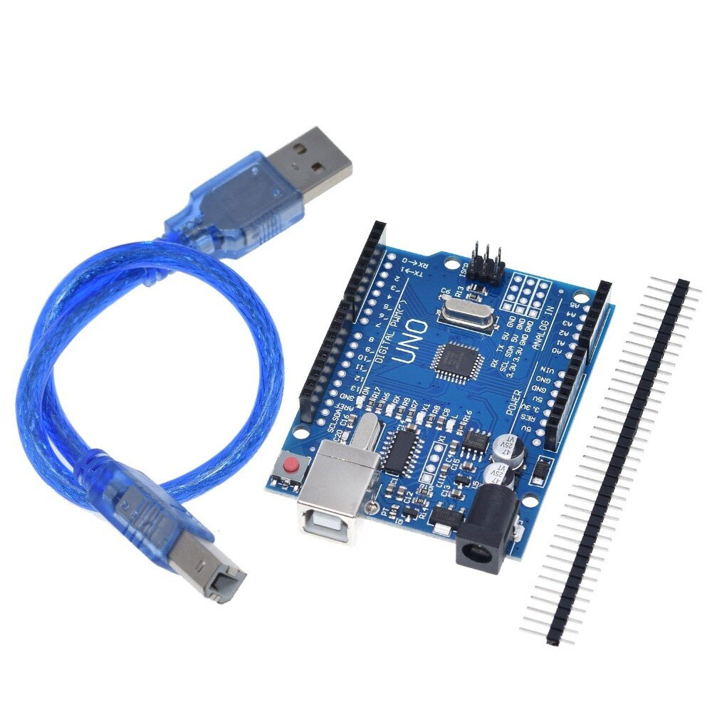 Uno R3 แบบ SMD เพิ่มพอร์ทขยาย พร้อมสาย USB Uno Arduino-Compatible