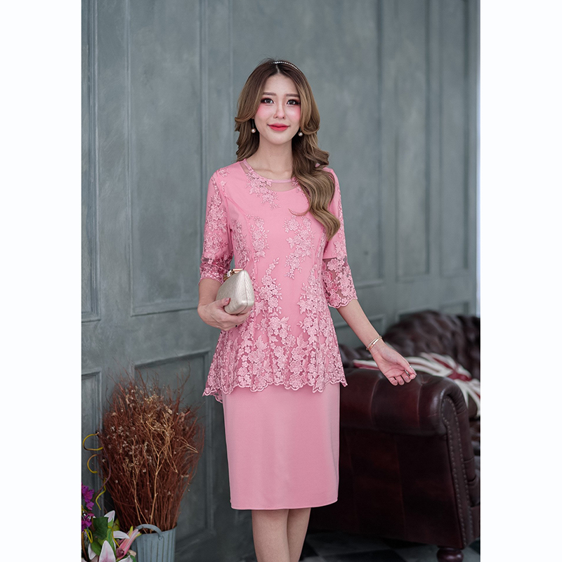 kudapy เดรสสั้นสีเทา/สีชมพู แขนสั้นผ้าพื้นเนื้อนิ่มมีน้ำหนักผ้าคัดมาเพื่อความใส่สบายเนื้อผ้ายืดหยุ่นได้ค่ะใส่ง่ายสไตล์เดรสลำลอง