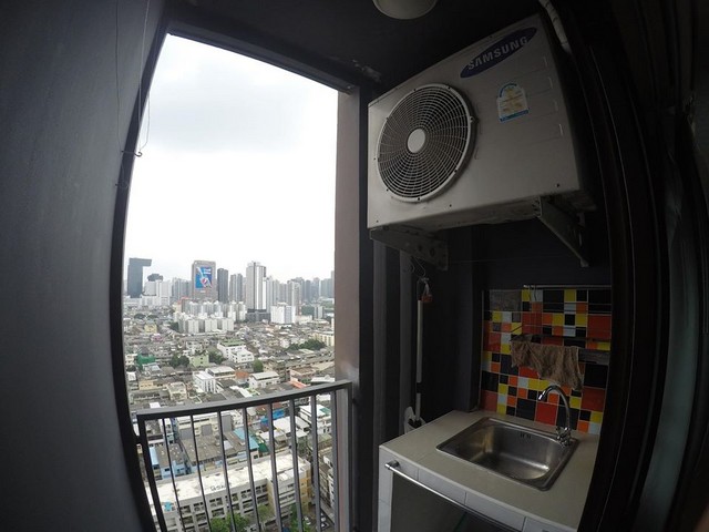 Casa Condo Asoke - Dindaeng ให้เช่าขายชั้น24ทิศตะวันออกเฟอร์ครบ