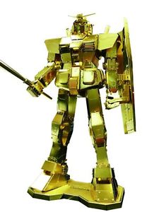 (เหลือ 1 ชิ้น รอเมล์ฉบับที่2 ยืนยัน ก่อนโอน) Metallic Nano Puzzle Premium Gundam Metanano P Rx-78-2 gold