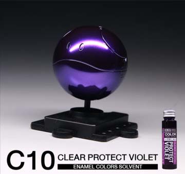 8858878000108 (raditz) C10 Clear Protect Violet 35ml. (enamel)