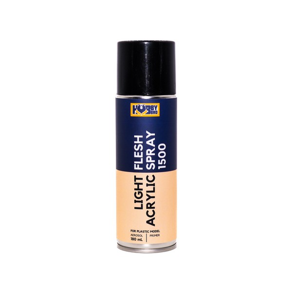 HB-011 primer light flesh acrylic spray 1500 180ml. สเปรย์รองพื้นสีเนื้อสว่าง
