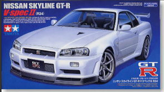 (เหลือ1ชิ้น) 24258 1/24 skyline GT R V-specII (R34)