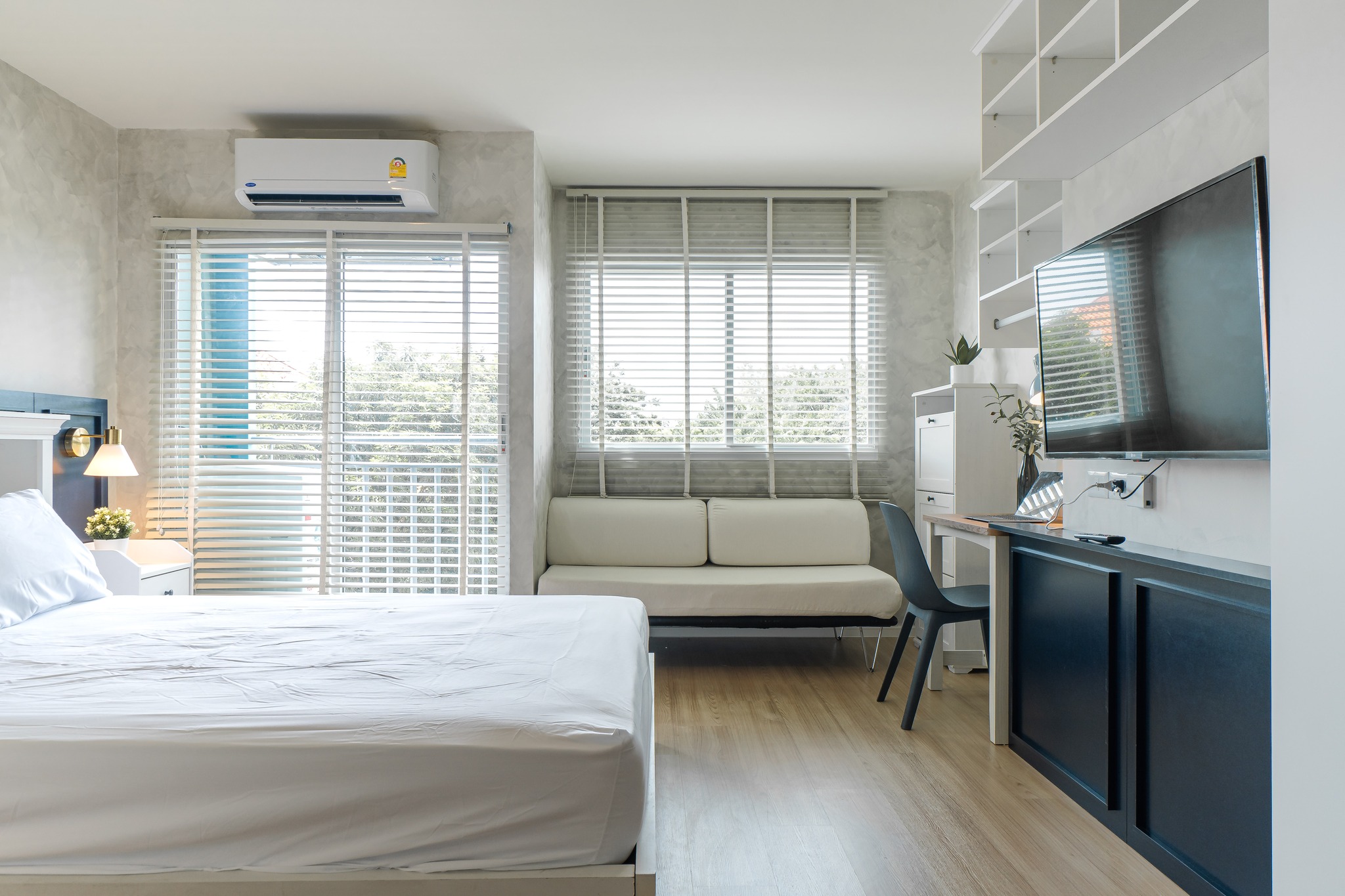 ให้เช่าคอนโด Lumpini Ville Chaengwattana 10 (ลุมพินี วิลล์ แจ้งวัฒนะ 10) โซน รถไฟฟ้าสีชมูโทรคมนาคมแห่งชาติและหลักสี่สีแดง ห้องแบบ Studio / 1ห้องน้ำ ขนาดห้อง 23 ตรม. ชั้น 3