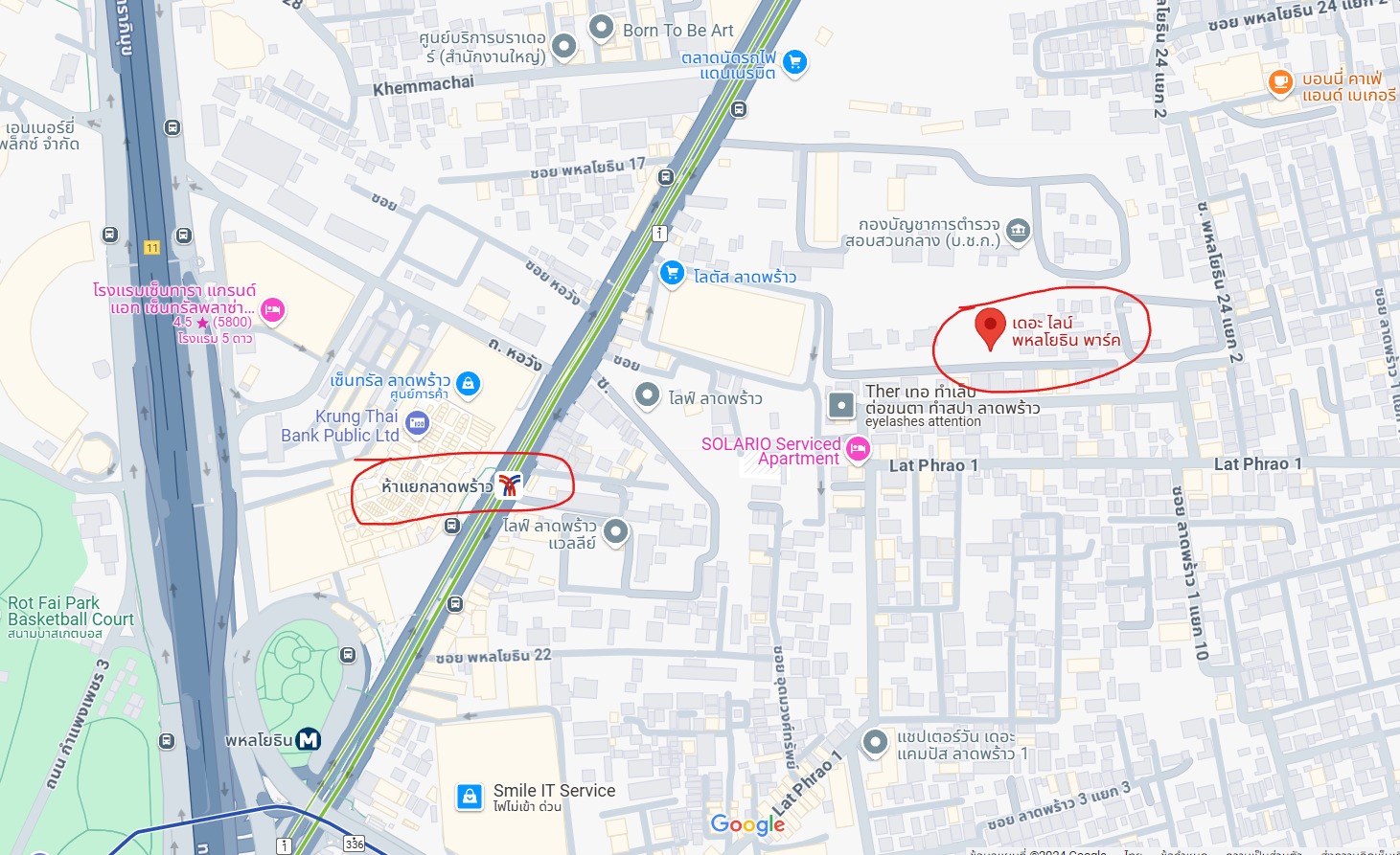 ปล่อยเช่าคอนโด THE LINE Phahonyothin Park (เดอะ ไลน์ พหลโยธิน พาร์ค) - 1ห้องนอน 1ห้องน้ำ 1ห้องนั่งเล่น - ใกล้ BTS ห้าแยกลาดพร้าว - ขนาดห้อง 34.35 ตรม. ชั้น 30 ตึก A