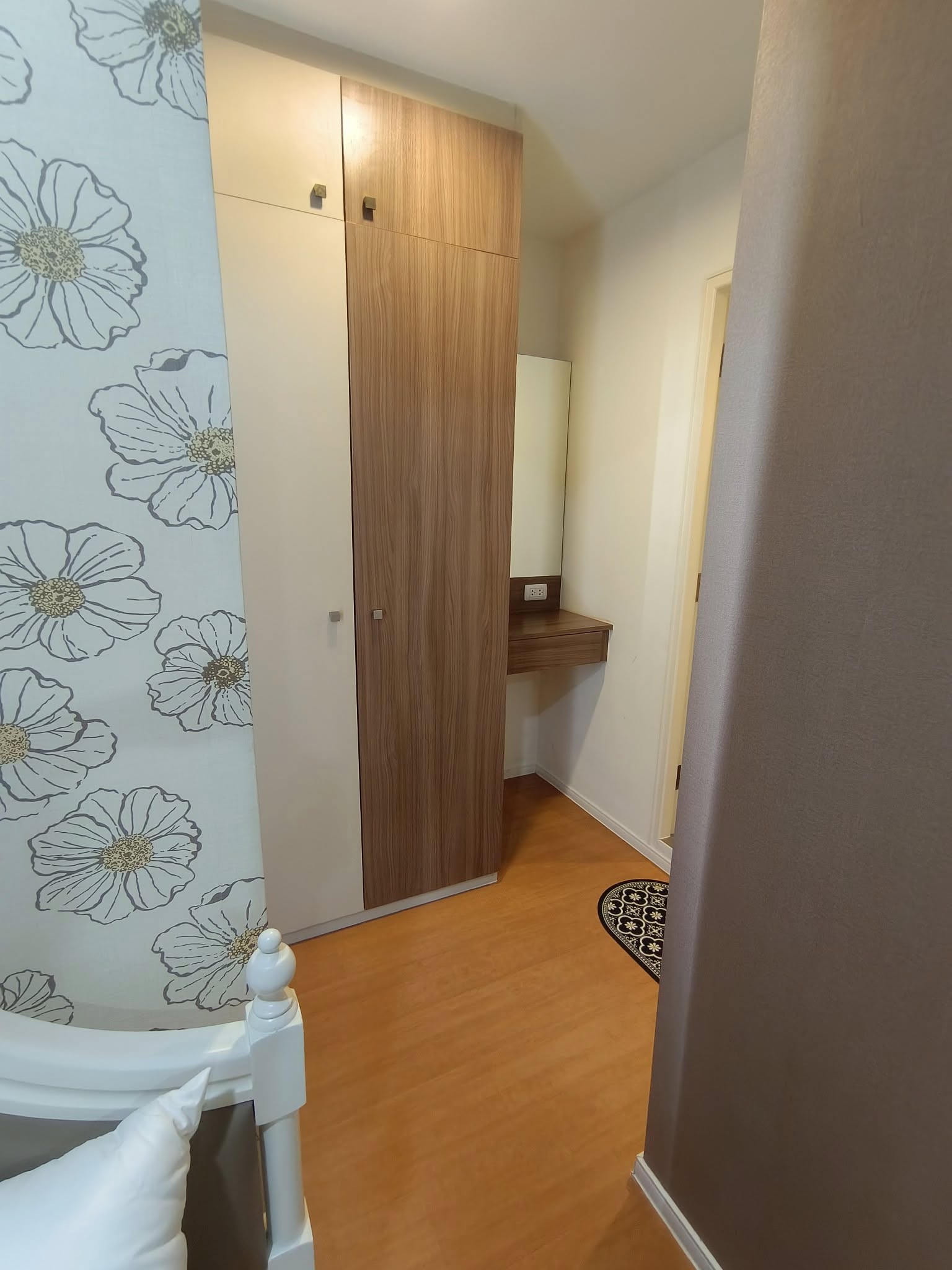 ให้เช่าห้องแบบ 2ห้องนอน 2ห้องน้ำ 1ครัวแยก โซนพื้นที่ MRT ลาดปลาเค้า คอนโด Lumpini Condo Town Raminthra-Latplakhao 2 (ลุมพินี คอนโดทาวน์ รามอินทรา ลาดปลาเค้า 2) Low Rise ขนาดห้อง 45 ตรม. ชั้น 6 ตึก A