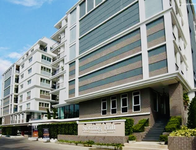 ให้เช่าคอนโด Notting Hill Bearing (น็อตติ้ง ฮิลล์ แบริ่ง) สุขุมวิท107 โซนพื้นที่ BTS แบริ่ง 📍 ห้องแบบ 1ห้องนอน / 1ห้องน้ำ · ขนาดห้อง 27 ตรม. ชั้น 8