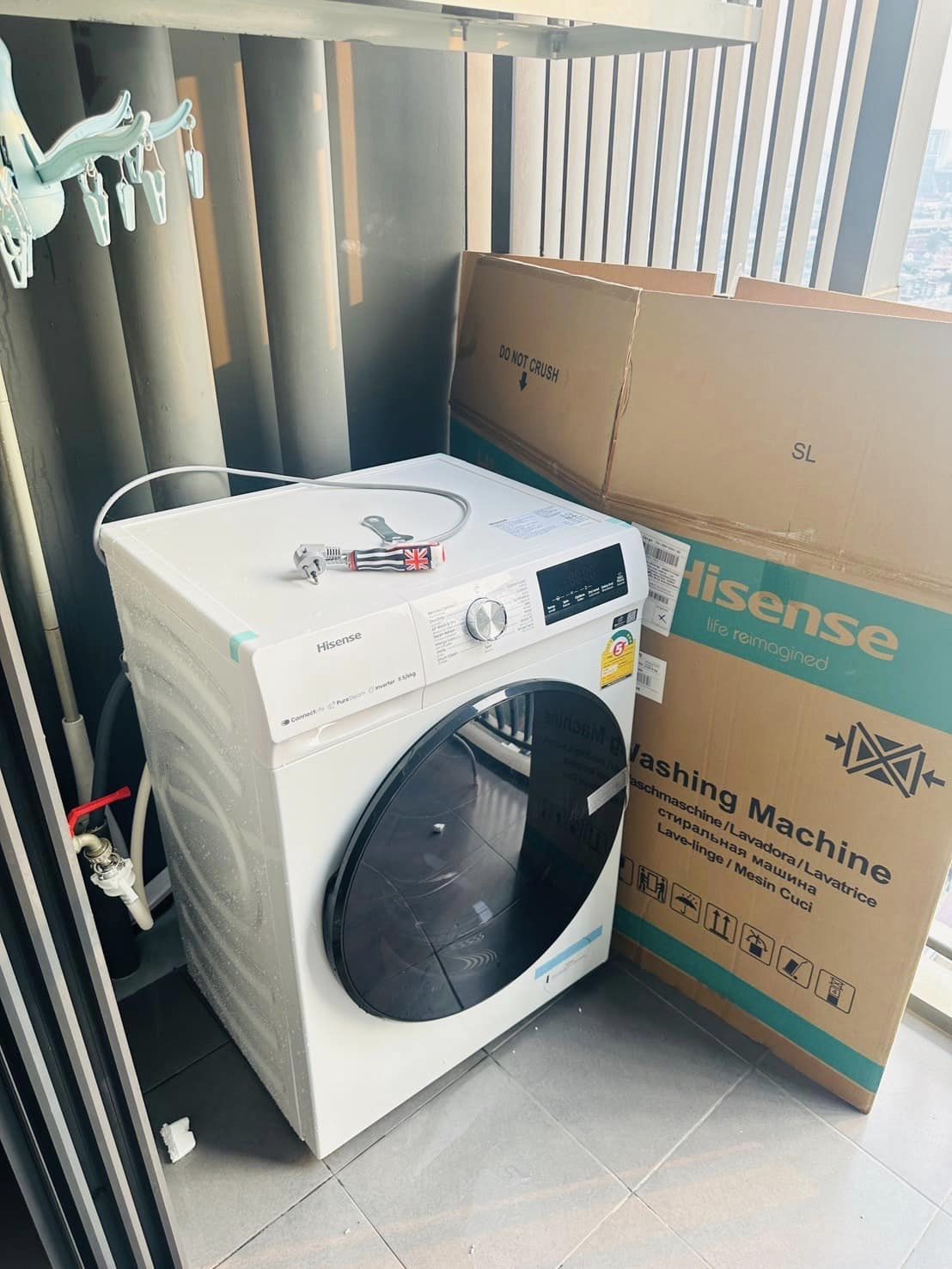 ให้เช่าคอนโด THE LINE Wongsawang (เดอะ ไลน์ วงศ์สว่าง) - 1ห้องนอน 1ห้องครัว ชั้นสูงวิวโล่ง มีเครื่องซักผ้า - การเดินทาง: เพียง 200 เมตรจาก MRT วงศ์สว่าง