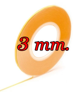 (เหลือ1ชิ้น) tamiya 87208 masking tape กว้าง 3 mm. (ความยาว18ม.)