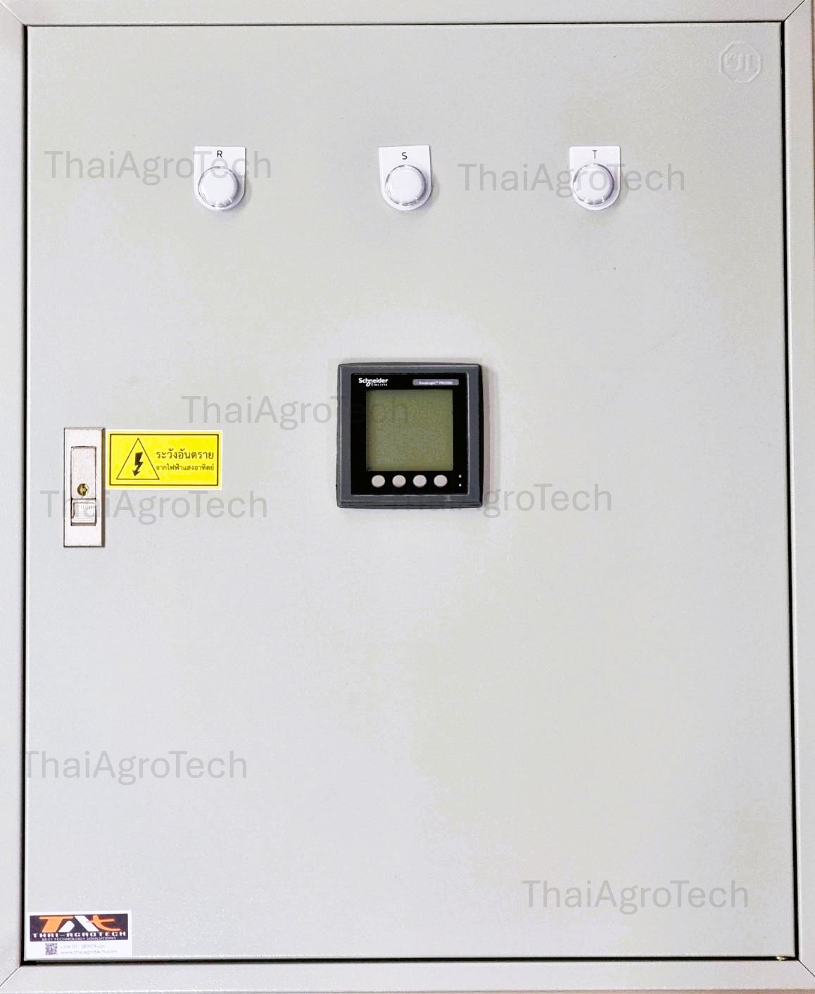 AC-DC ONGRID Combiner Box, DC 800V แบบ 2 String, RCBO 4P 3Phase พร้อม Digital Power Meter