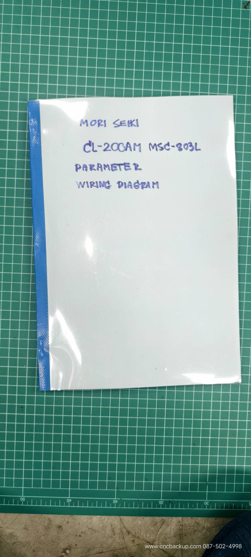 MORI SEIKI CL200AM MSC-803L PARAMETER+ WIRING DIAGRAM
