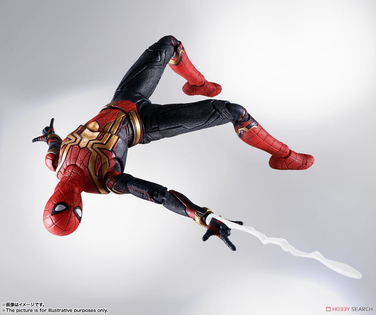 (เหลือ1ชิ้น ทักแชทก่อนโอน) 4573102620910 S.H.Figuarts Spider-Man [Integrated Suit] (Spider-Man: No Way Home)