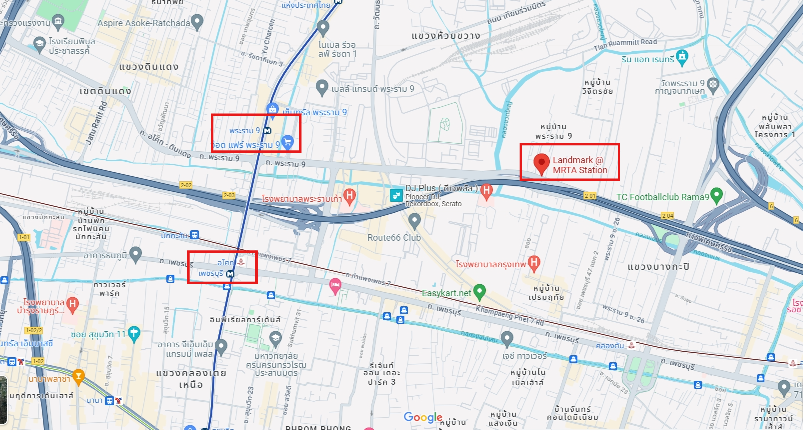 ปล่อยเช่าคอนโด Landmark @MRTA Station (แลนด์มาร์ค แอทเอ็มอาร์ทีเอ สเตชั่น) - ห้องใหม่ Duplex2ชั้น 1ห้องนอน 1ห้องนั่งเล่น 1ห้องน้ำ - ใกล้ MRTพระราม9และรฟม