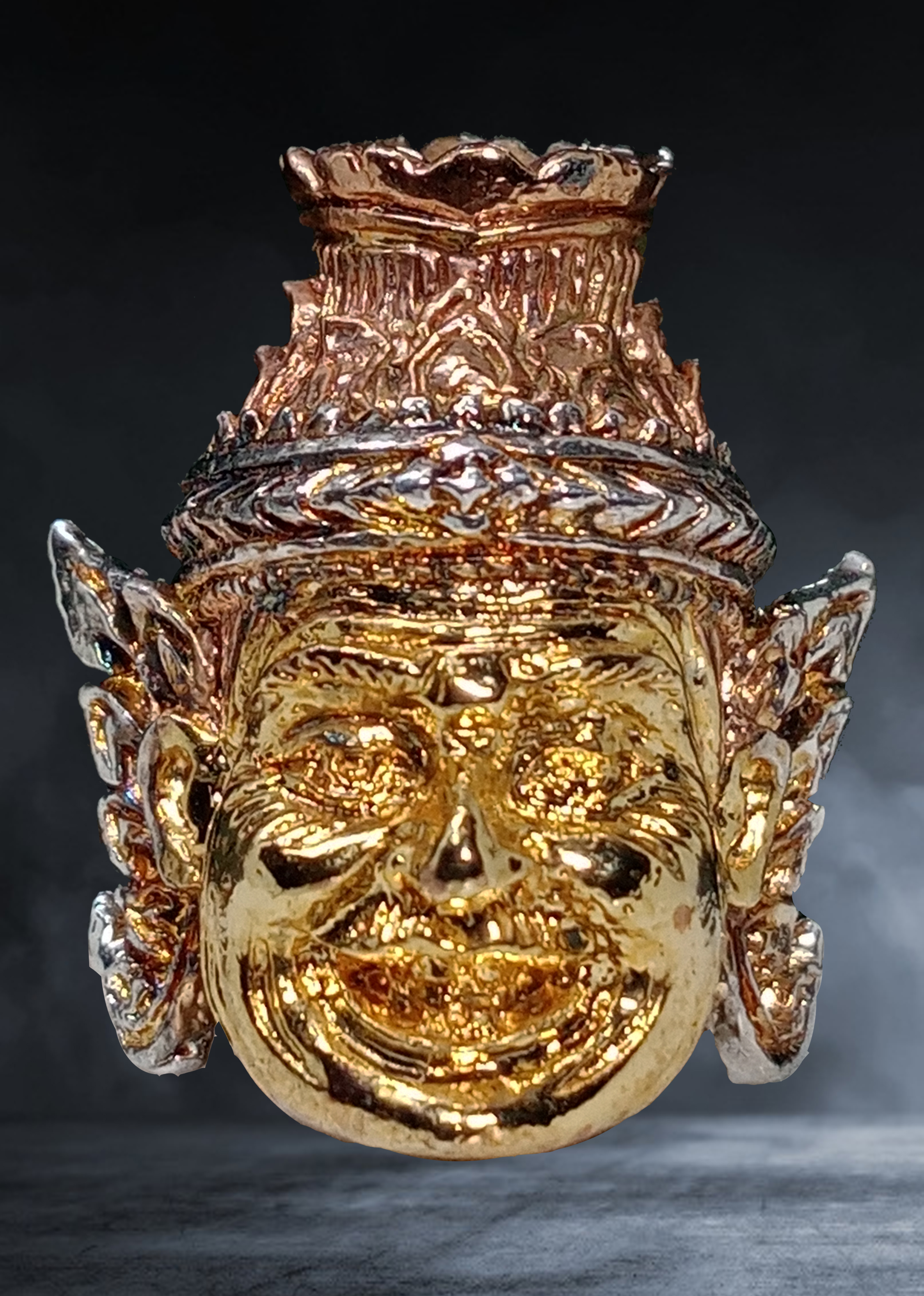 เศียรฤาษีนารอด หลวงปู่คำบุ วัดกุดชมภู จ.อุบลราชธานี รุ่นแก้วสารพัดนึก ปี ๒๕๕๔