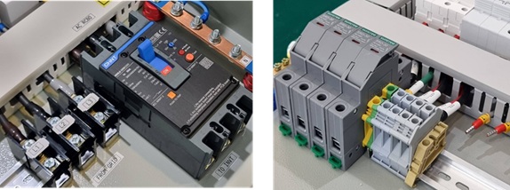 AC-DC ONGRID Combiner ฺBox, DC 1000V 2 String,RCBO 40A 100InA ขนาดติดตั้ง 15.6Kw 3Phase