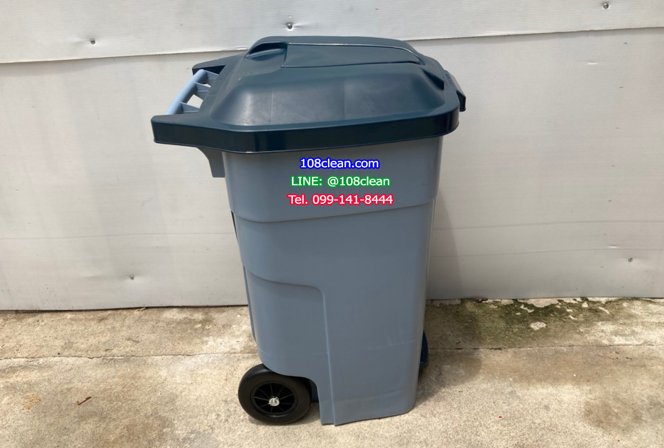 ถังขยะเท้าเหยียบ ทรงเหลี่ยม 85 ลิตร