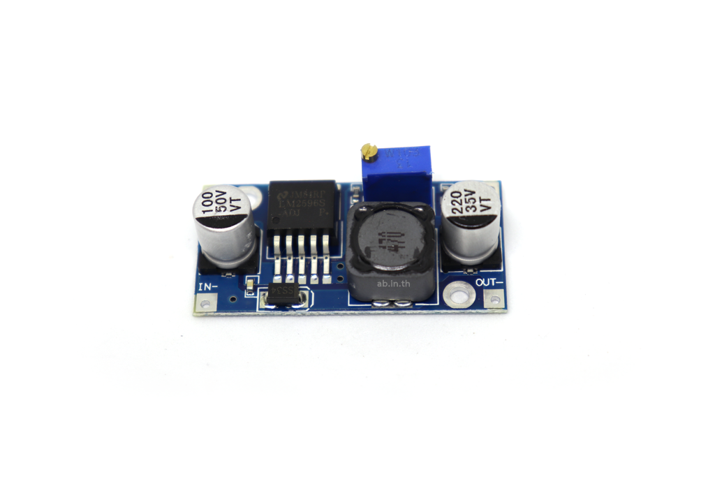 โมดูลเรกูเลเตอร์ แปลงไฟ 4-35V เป็น 1.25-35V LM2596S Module (3A) LM2596 DC-to-DC Step down Converter Module