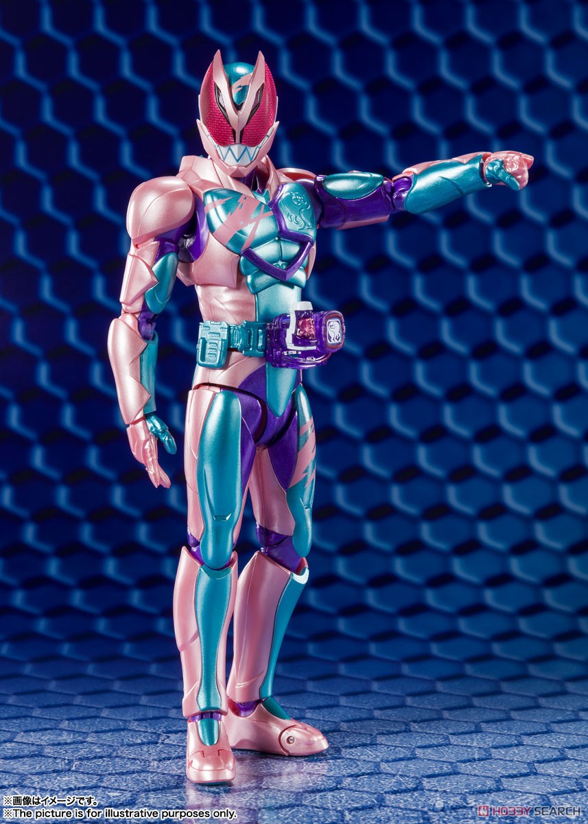 (เหลือ1ชิ้น) hk4573102629906 hk ver s.h.figuarts kamen rider revi rex genome