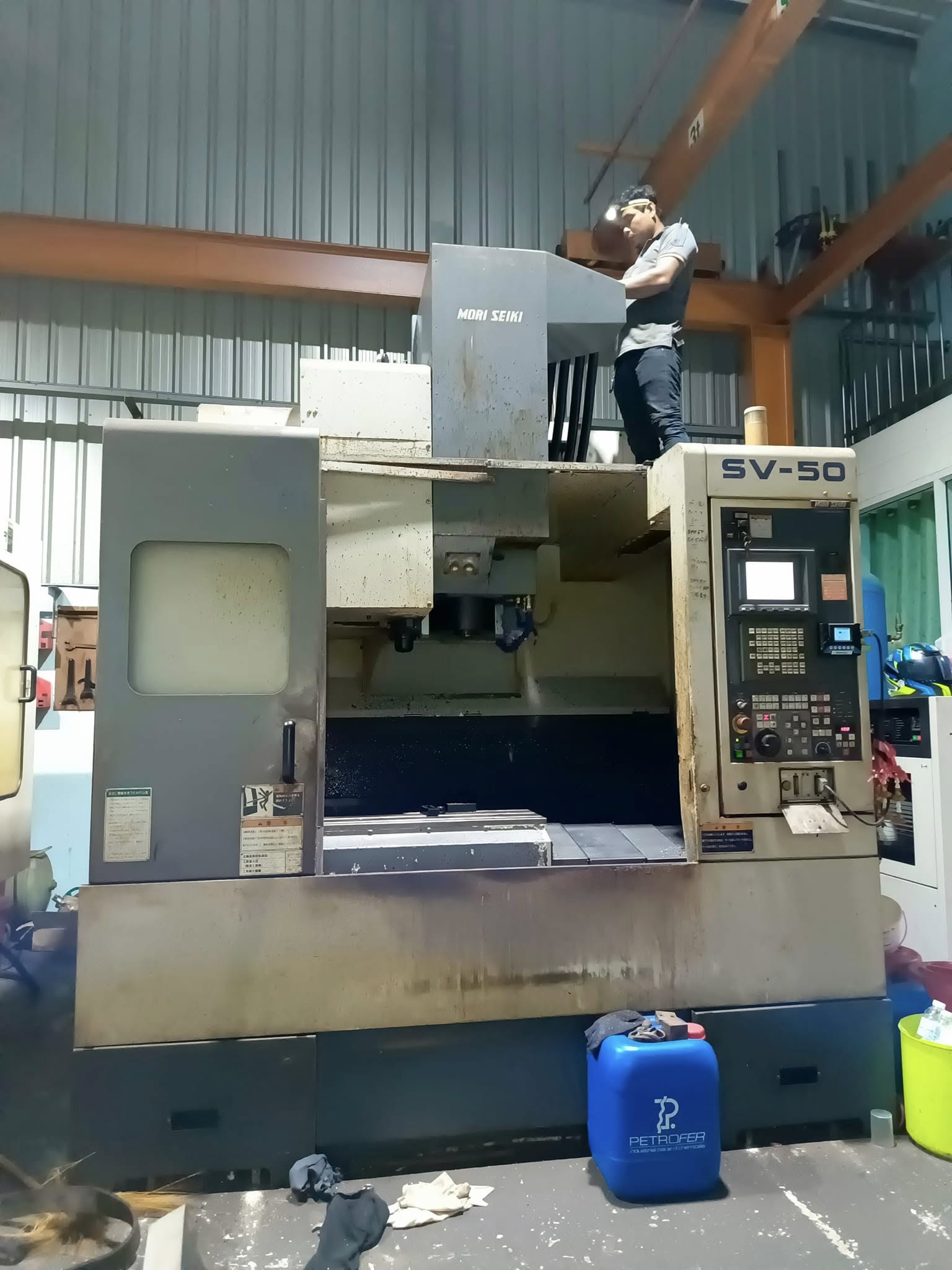 ซ่อม MORI SEIKI อาการแกน Z มีเสียงดังบางครั้ง