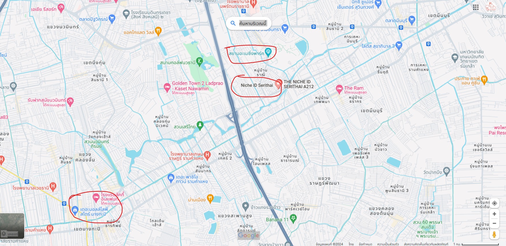 ปล่อยเช่าคอนโด Niche id Serithai - Wongwoen (นิช ไอดี เสรีไทย - วงแหวน) - 1ห้องนอน 1ห้องน้ำ 1ห้องนั่งเล่น - ใกล้ สวนสยาม, นิด้า - ขนาดห้อง 28 ตรม. ชั้น 7
