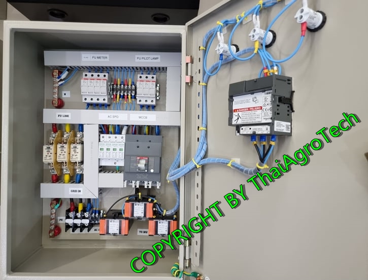 MDB สำหระบงานโซล่าเซลล์ออนกริดขนาด 50-100Kw พร้อม Eneergy Meter