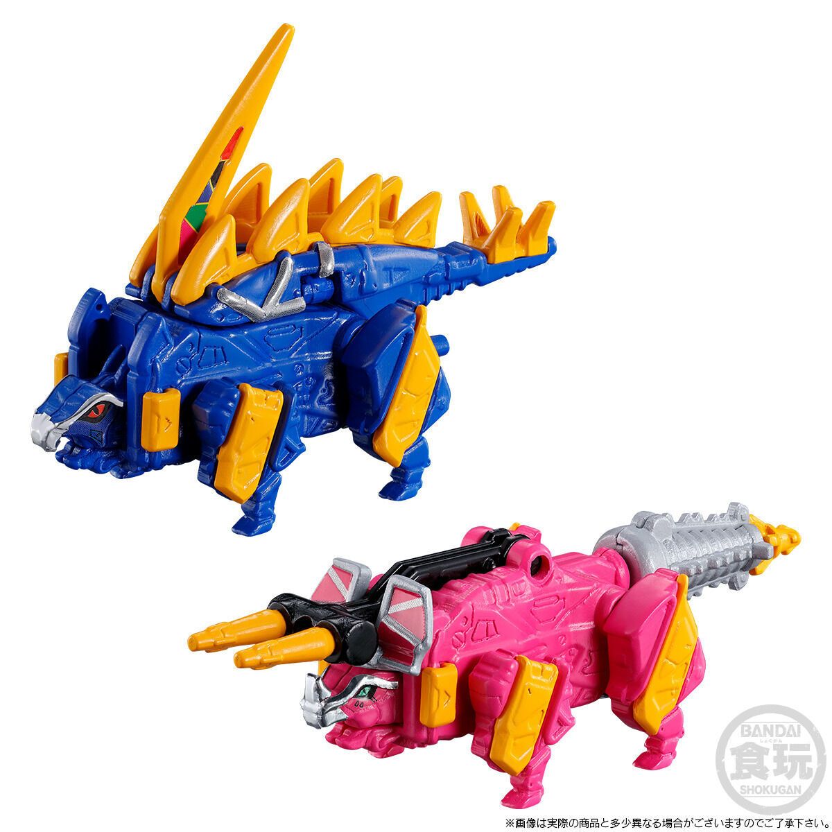 Bandai 4570117918360 Minipla Kyoryujin Dark Ver. & Stegochi & Dricera "Zyuden Sentai Kyoryuge