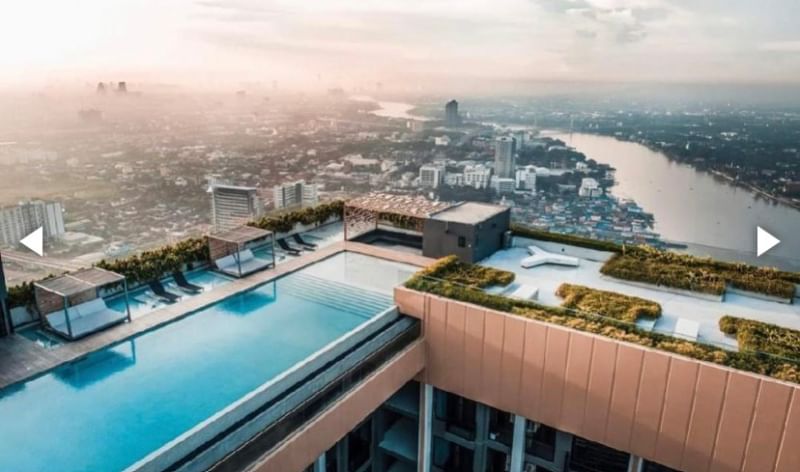 ปล่อยเช่าคอนโด The Politan Rive (เดอะ โพลิแทน รีฟ) - เฟอร์เครื่องใช้ไฟฟ้าครบครั้น - ใกล้ MRTพระนั่งเกล้า/ตลาดต้นสัก