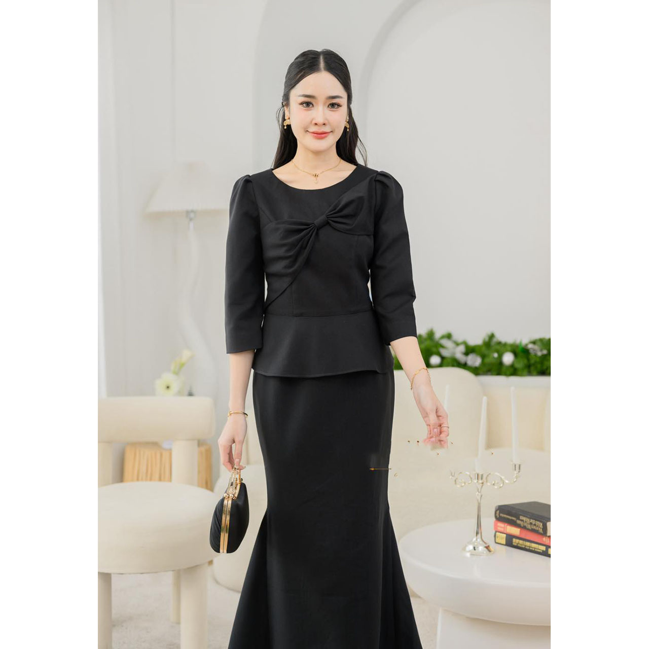 kudapy เซ็ทผ้าฝ้ายมัดหมี่ลพบุรี 4 ตะกอตีเกลียวทอมือ ผ้านุ่ม เนื้อดี ผ้าไม่หด ระบายอากาศดี