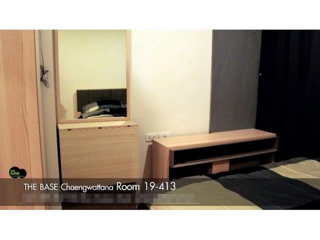 ให้เช่า The Base Chaengwattana ห้องมุมพร้อมเข้าอยู่ได้เลย